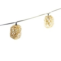 XANLITE - Guirlande Solaire Naturelle 5m IP44 - 10 Boules - Rotin - GRL5NAT -XANLITE Soldes 47378700 5