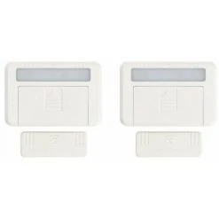 XANLITE - Lot De 2 éclairages De Placard Et Tiroir à Piles (incluses) - Détection Magnétique - 50 Lumens - Blanc Neutre - PACK2ECP35DCW