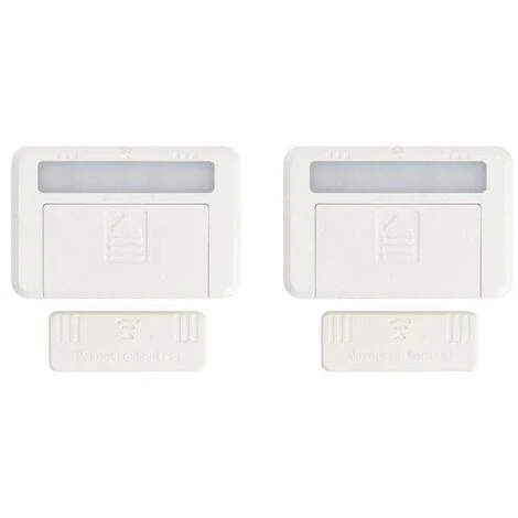 XANLITE - Lot De 2 éclairages De Placard Et Tiroir à Piles (incluses) - Détection Magnétique - 50 Lumens - Blanc Neutre - PACK2ECP35DCW 1 XANLITE - Lot De 2 éclairages De Placard Et Tiroir à Piles (incluses) - Détection Magnétique - 50 Lumens - Blanc Neutre - PACK2ECP35DCW