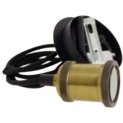 XANLITE - Suspension à Douille Dorée, Style Vintage, Culot E27 - SDVEG -XANLITE Soldes 47378735 4