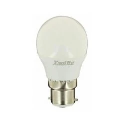 XANLITE - Ampoule LED P45, Culot B22, 5,3W Cons. (40W Eq.), Lumière Blanc Chaud - EB470P