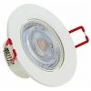 XANLITE - Spot Encastrable LED Intégré - Dimmable Par Switch - Orientable - Cons. 6W (eq. 50W) - 400 Lumens - Blanc Chaud - SEL345DS