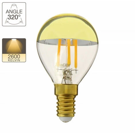 XANLITE - Ampoule LED P45, Culot E14, 4W Cons. (32W Eq.), Lumière Blanc Chaud - RFDV400PTG 3 XANLITE - Ampoule LED P45, Culot E14, 4W Cons. (32W Eq.), Lumière Blanc Chaud - RFDV400PTG – Image 3