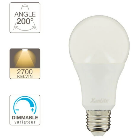 XANLITE - Ampoule LED Standard A70, Culot E27, 15W Cons. (100W Eq.), Blanc Chaud, Dimmable - EE1521GD 4 XANLITE - Ampoule LED Standard A70, Culot E27, 15W Cons. (100W Eq.), Blanc Chaud, Dimmable - EE1521GD – Image 4