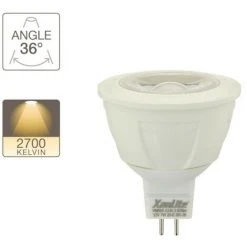XANLITE - Ampoule LED Spot, Culot GU5.3, 7W Cons. (50W éq.), Angle Focalisé, Lumière Blanche Chaude - VM50S -XANLITE Soldes 47378802 3