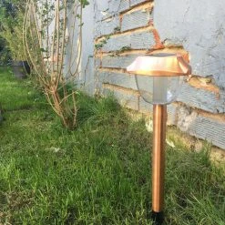 XANLITE - Balise LED Solaire Cuivré, X2 Modes D'Eclairage (Blanc / RVB), Spéciale Extérieur (IP44) - SO604PG -XANLITE Soldes 47378815 3