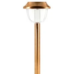 XANLITE - Balise LED Solaire Cuivré, X2 Modes D'Eclairage (Blanc / RVB), Spéciale Extérieur (IP44) - SO604PG -XANLITE Soldes 47378815 5