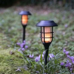 XANLITE - Balise Solaire 42cm IP44 - Effet Flamme - SOBAFLAM -XANLITE Soldes 47378839 3