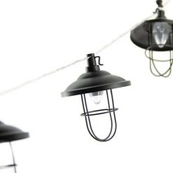 XANLITE - Guirlande Solaire Industrielle 5m IP44 - 10 Boules - Métal - Noir - GRL5INDUS -XANLITE Soldes 47378843 4