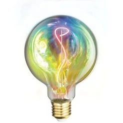 Xanlite - Ampoule Filament LED G95 Licorne, Culot E27, 1800 Kelvins , Blanc Chaud - RFDE240B95UNIC