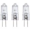 XANLITE - Lot De 3 Ampoules Halogènes Culot G4, 375 Lumens, 2900 Kelvins, Blanc Chaud, Dimmable - PACK3HG420W