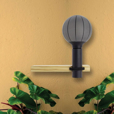 XANLITE - Applique Quadrat Murale Bois E27 Xanlite Déco - XDAQUADRATWB 2 XANLITE - Applique Quadrat Murale Bois E27 Xanlite Déco - XDAQUADRATWB – Image 2