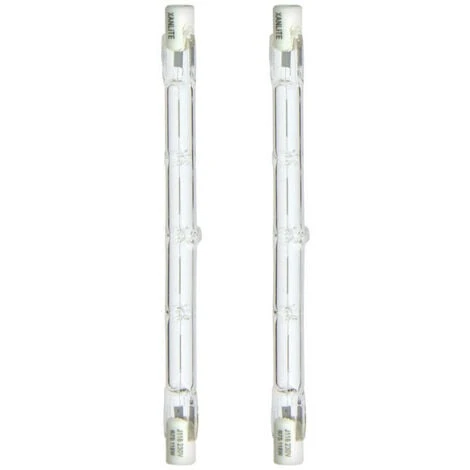 XANLITE - Lot De 2 Ampoules Halogènes Culot R7S, 118mm, 2200 Lumens, équivalence 138 W, 2900 Kelvins, Dimmable - PACK2HR7S118118W 1 XANLITE - Lot De 2 Ampoules Halogènes Culot R7S, 118mm, 2200 Lumens, équivalence 138 W, 2900 Kelvins, Dimmable - PACK2HR7S118118W