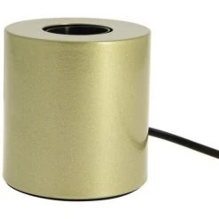 Xanlite - Lampe à Poser Cylindrique En Métal Couleur Laiton, Compatible Culot E27, IP20, 60W Puissance Max - XDLAPCYCLOML