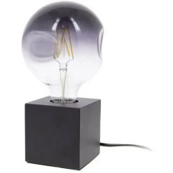 XANLITE - Lampe à Poser Cube En Métal Noir, Compatible Culot E27, IP20, 60W Puissance Max - XDLAPCUBIKB -XANLITE Soldes 64569540 5