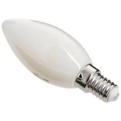 XANLITE - Lot De 2 Ampoules Filament LED Flamme Opaque, Culot E14, 470 Lumens, Equivalence 40W, 4000 Kelvins, Blanc Neutre - PACK2RFV470FOCW -XANLITE Soldes 64571801 3