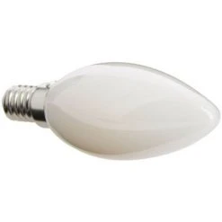 XANLITE - Lot De 2 Ampoules Filament LED Flamme Opaque, Culot E14, 470 Lumens, Equivalence 40W, 4000 Kelvins, Blanc Neutre - PACK2RFV470FOCW -XANLITE Soldes 64571801 4