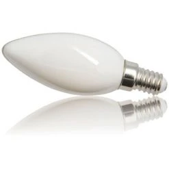 XANLITE - Ampoule Filament LED Flamme Opaque, Culot E14,470 Lumens, Conso. 4W (eq. 40W), 2700K, Blanc Chaud - RFV470FOD -XANLITE Soldes 64576693 3