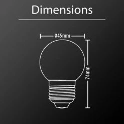 XANLITE - Lot De 2 Ampoules Filament LED P45 Opaque, Culot E27, 806 Lumens, Conso. 9W (eq. 60W), 2700K, Blanc Chaud - PACK2RFE806PO -XANLITE Soldes 64576694 5