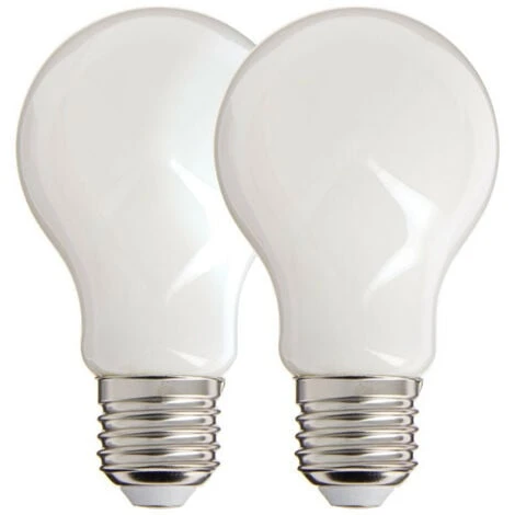 XANLITE - Lot De 2 Ampoules Filament LED A60 Opaque, Culot E27, 806 Lumens, Equivalence 60 W, 2700 Kelvins, Blanc Chaud - PACK2RFE806GO 1 XANLITE - Lot De 2 Ampoules Filament LED A60 Opaque, Culot E27, 806 Lumens, Equivalence 60 W, 2700 Kelvins, Blanc Chaud - PACK2RFE806GO