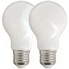 XANLITE - Lot De 2 Ampoules Filament LED A60 Opaque, Culot E27, 806 Lumens, Equivalence 60 W, 4000 Kelvins, Blanc Neutre - PACK2RFE806GOCW