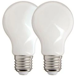 XANLITE - Lot De 2 Ampoules Filament LED A60 Opaque, Culot E27, 806 Lumens, Equivalence 60 W, 4000 Kelvins, Blanc Neutre - PACK2RFE806GOCW