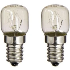 XANLITE - Lot De 2 Ampoules Halogènes Four, Culot E14, 80 Lumens, équivalence15W, 2200 Kelvins, Dimmable - PACK2HO15W