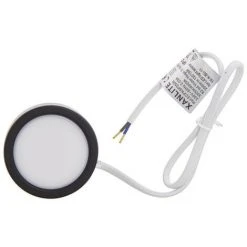 XANLITE - Spot De Meuble Noir LED IP44, 2 Modes De Fixation, CCT - ECPKSP250N -XANLITE Soldes 66566780 5
