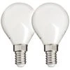 XANLITE - Lot De 2 Ampoules LED, Culot E14, 806 Lumens, Conso. 60W (eq. 60W), 2700K, Blanc Chaud - PACK2RFV806PO