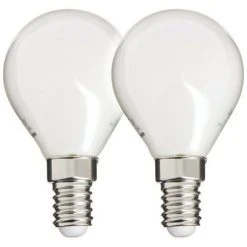 XANLITE - Lot De 2 Ampoules LED, Culot E14, 806 Lumens, Conso. 60W (eq. 60W), 2700K, Blanc Chaud - PACK2RFV806PO