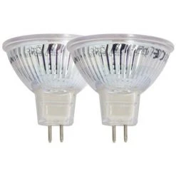 XANLITE - Lot De 2 Ampoules SMD LED Spot MR16, Culot GU5.3, 345 Lumens, Conso. 5W (eq. 35W), 4000K, Blanc Neutre - PACK2VM35SCW