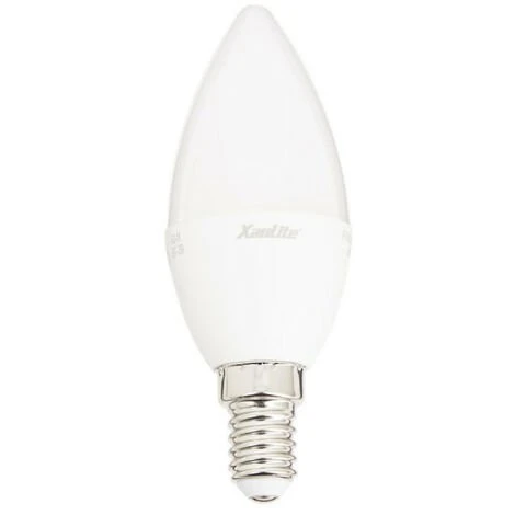 XANLITE - Ampoule LED Flamme, Culot E14, 5,3W Cons. (40W Eq.), Lumière Blanc Chaud - EV470F 1 XANLITE - Ampoule LED Flamme, Culot E14, 5,3W Cons. (40W Eq.), Lumière Blanc Chaud - EV470F