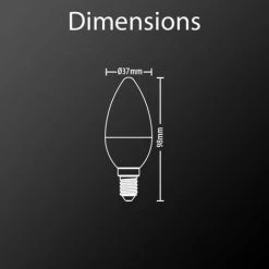 XANLITE - Ampoule LED Flamme, Culot E14, 5,3W Cons. (40W Eq.), Lumière Blanc Chaud - EV470F 9 XANLITE - Ampoule LED Flamme, Culot E14, 5,3W Cons. (40W Eq.), Lumière Blanc Chaud - EV470F -XANLITE Soldes 6922010 5