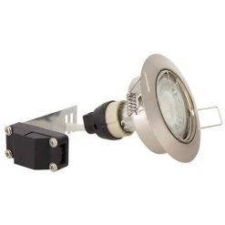 XANLITE - Lot De 5 Spots Encastrés Metal Brossé - ORIENTABLE - Ampoule LED GU10 Incluses - Cons. 5W (eq. 50W) - 345 Lumens - Blanc Chaud - PACK5SP50AS -XANLITE Soldes 6922114 5