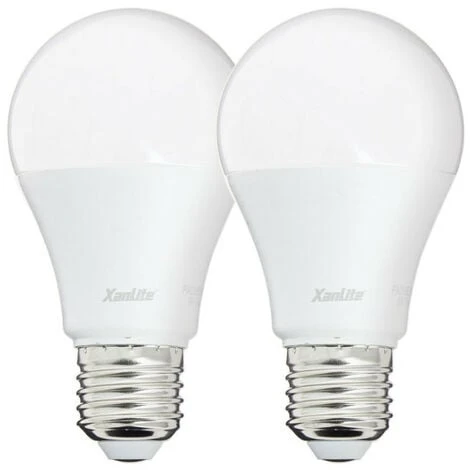 XANLITE - Lot De 2 Ampoules LED A60 - CuLot E27 - Classique - PACK2EE1055G 1 XANLITE - Lot De 2 Ampoules LED A60 - CuLot E27 - Classique - PACK2EE1055G
