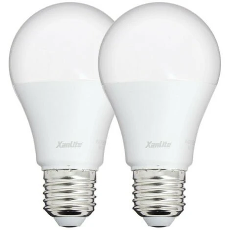 XANLITE - Lot De 2 Ampoules LED A60 - CuLot E27 - Classique - PACK2EE806G 1 XANLITE - Lot De 2 Ampoules LED A60 - CuLot E27 - Classique - PACK2EE806G