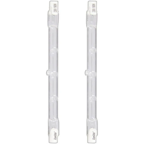 XANLITE - Lot De 2 Ampoules Halogènes Culot R7S, 3090 Lumens, équivalence 160W, 2900 Kelvins, Dimmable - PACK2HR7S118200W 1 XANLITE - Lot De 2 Ampoules Halogènes Culot R7S, 3090 Lumens, équivalence 160W, 2900 Kelvins, Dimmable - PACK2HR7S118200W
