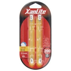 XANLITE - Lot De 2 Ampoules Halogènes Culot R7S, 3090 Lumens, équivalence 160W, 2900 Kelvins, Dimmable - PACK2HR7S118200W 5 XANLITE - Lot De 2 Ampoules Halogènes Culot R7S, 3090 Lumens, équivalence 160W, 2900 Kelvins, Dimmable - PACK2HR7S118200W -XANLITE Soldes 70571492 3