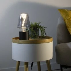 XANLITE - Ampoule Filament LED Déco Verre Ciselé Cône, Culot E27, 300 Lumens, Blanc Chaud - RFDE240COSTR -XANLITE Soldes 71844734 3