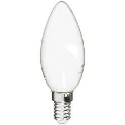 XANLITE - Ampoule à Filament LED Flamme, Culot E14, 4W Cons. (40W Eq.), Lumière Blanche Chaude - RFV470FO